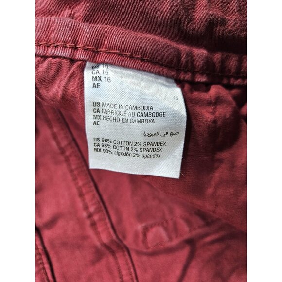 Style & Co Pants Womens 16 Red Curvy Skinny Leg Stretch Denim Jeans Casual - Picture 5 of 12